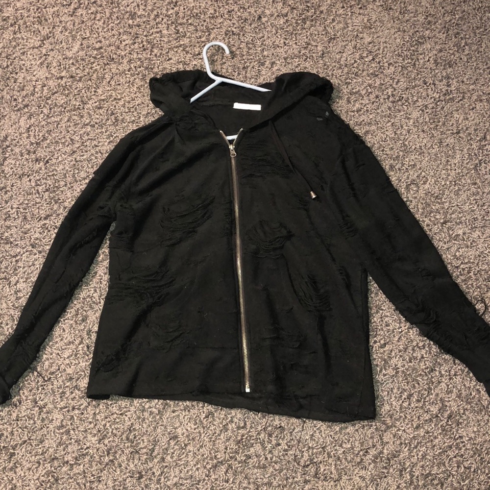 Black Zip Up - image 1